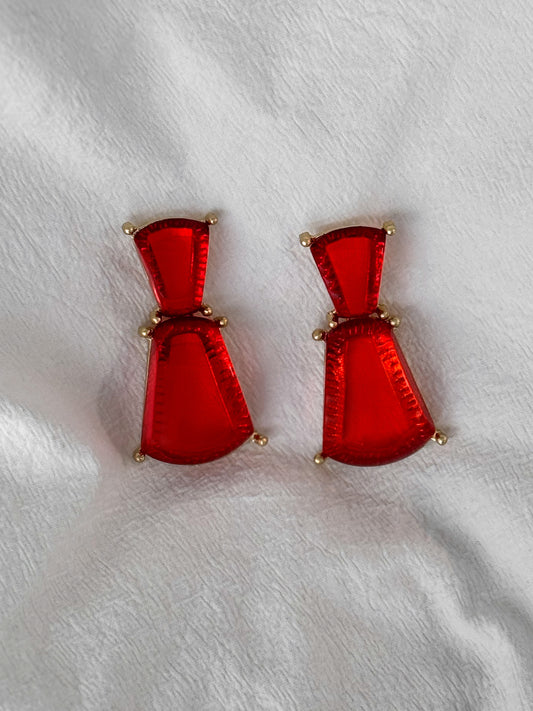 Ruby Dance Earrings