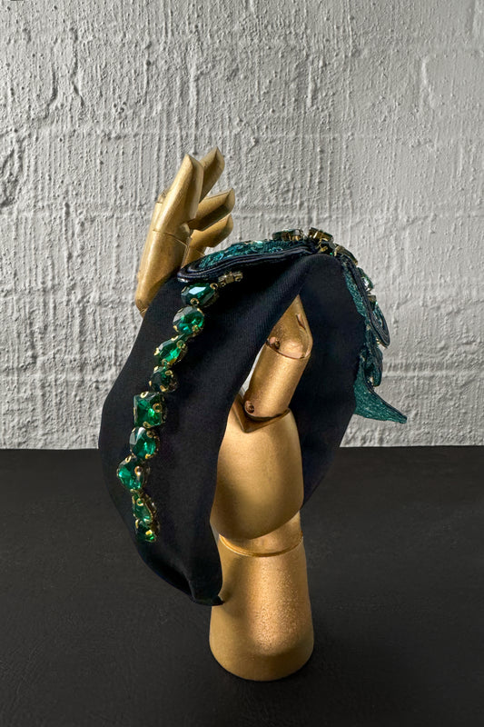 Emerald Deco Embellished Headband